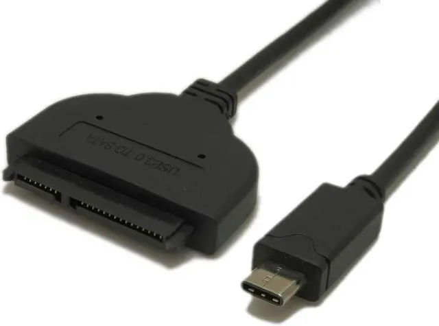 Main image of JacobsParts USB 3.1 Type C to SATA III SSD HDD 2.5" Hard Drive Adapter Cable, Supports UASP