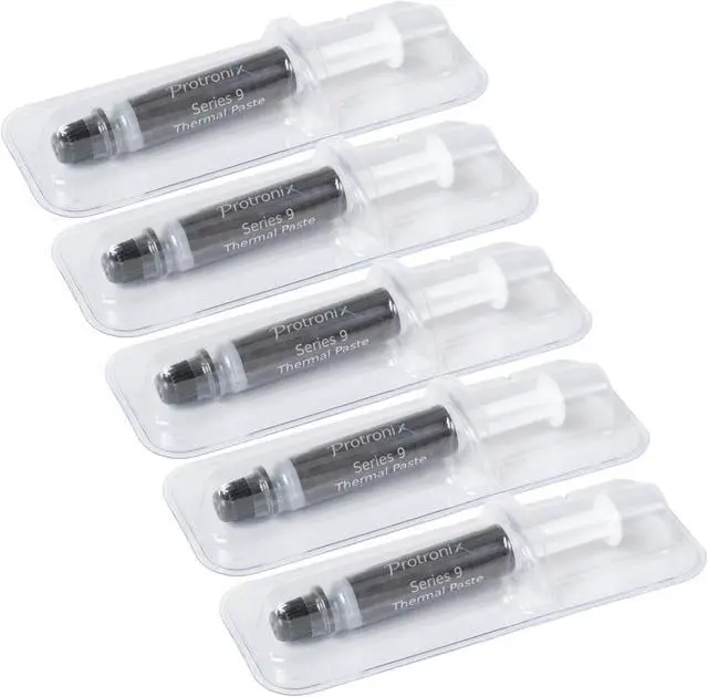 Main image of 5x Protronix Series 9 Extreme Performance Thermal Compound Paste Syringe (5-Pack)