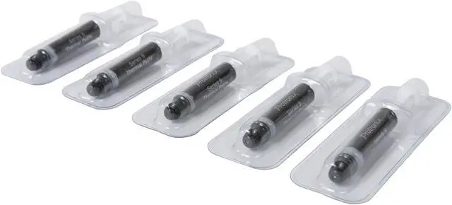 Alt view image 2 of 3 - 5x Protronix Series 9 Extreme Performance Thermal Compound Paste Syringe (5-Pack)
