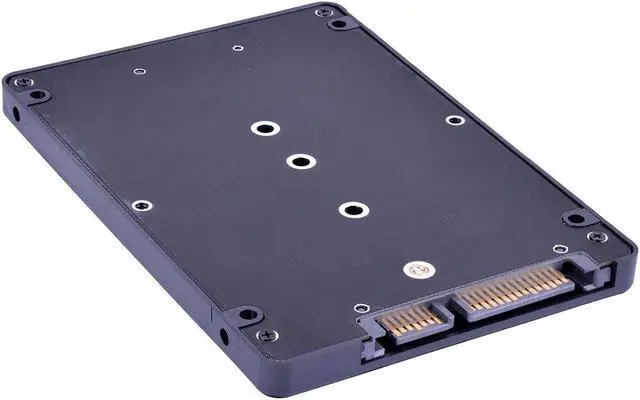 Alt view image 6 of 6 - JacobsParts M.2 NGFF SSD to 2.5" SATA III Enclosure 7mm Drive Adapter 2242 2260 2280