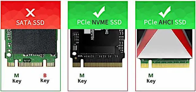 Alt view image 2 of 7 - JacobsParts M.2 to PCIe NVMe SSD Adapter Card 2242 2260 2280 M2 Drive to Desktop PCI Express x4 x8 x16 Slot, includes Brackets