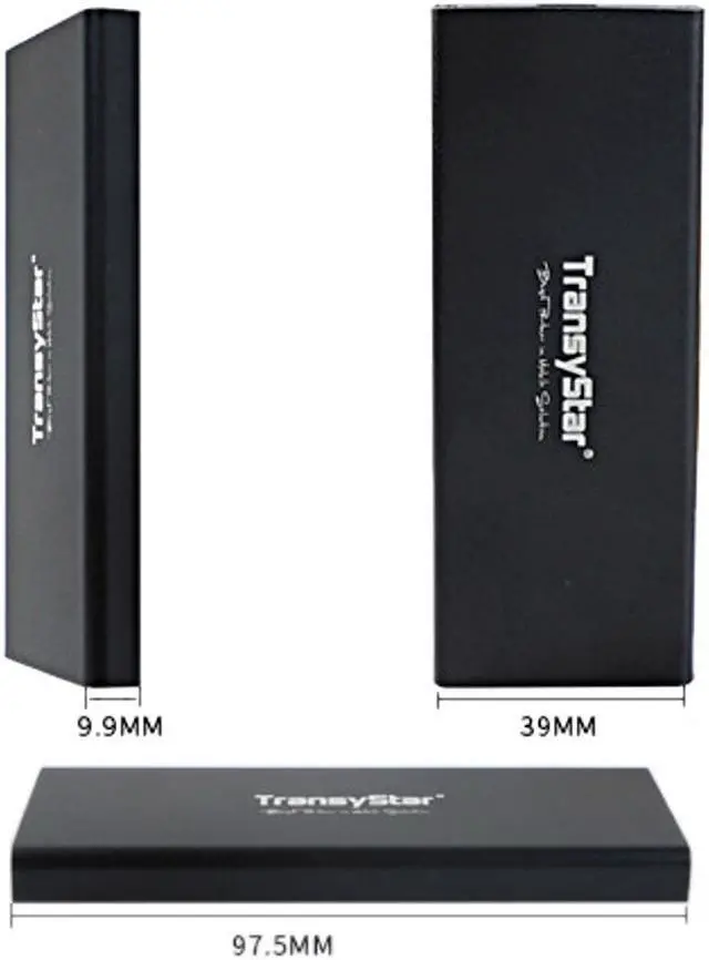 Alt view image 5 of 5 - JacobsParts M.2 NGFF SATA SSD to USB 3.1 Type C External Drive Enclosure Case with UASP