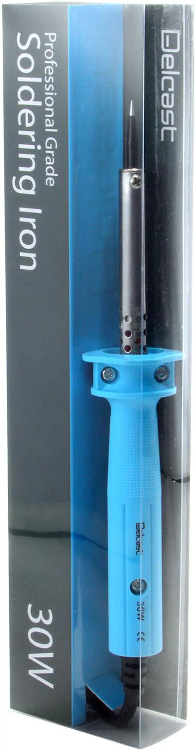 Alt view image 4 of 4 - Delcast 30 Watt Precision Tip Soldering Iron with Rosin Core Solder 63/37 Leaded Electronics Solder, 0.6mm (12.5 g / 0.45 oz)