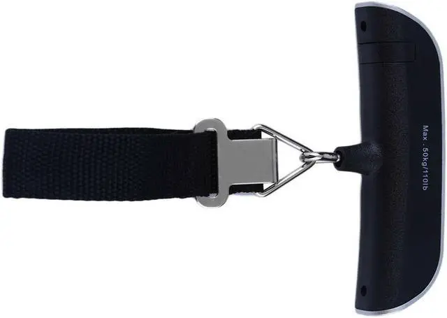 Alt view image 6 of 7 - JacobsParts 110 lbs Portable Travel LCD Digital Hanging Luggage Scale Electronic Weight