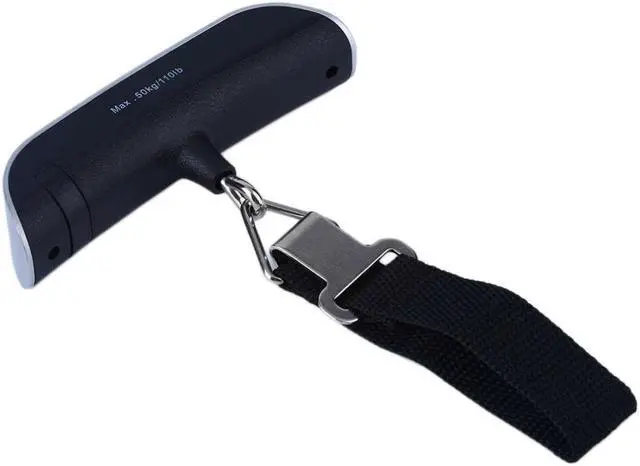 Alt view image 7 of 7 - JacobsParts 110 lbs Portable Travel LCD Digital Hanging Luggage Scale Electronic Weight