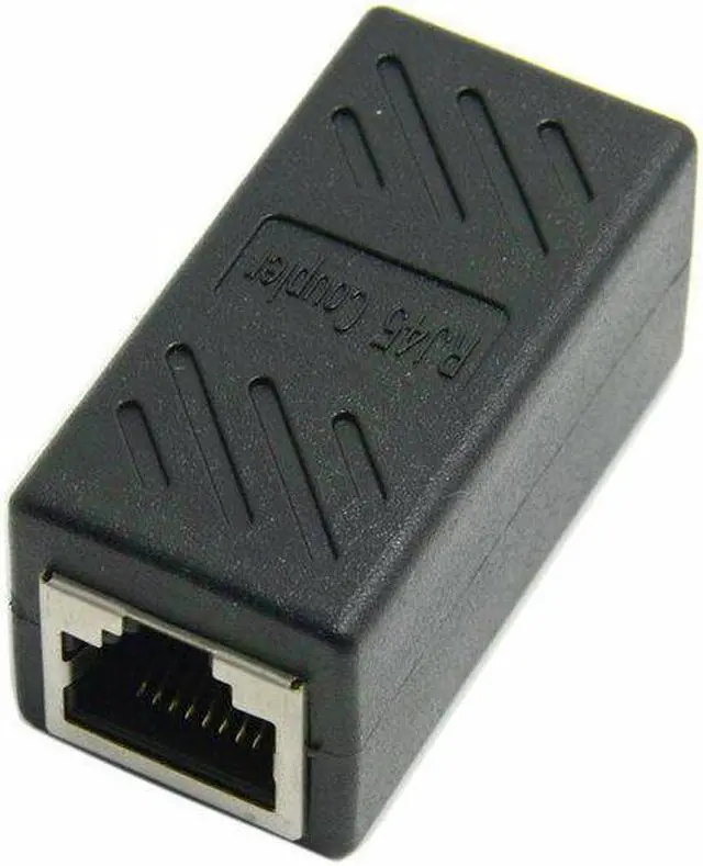Alt view image 4 of 7 - JacobsParts RJ45 Coupler 5 Pack in Line Coupler Cat7 Cat6 Cat5e Ethernet Cable Extender Adapter Female to Female