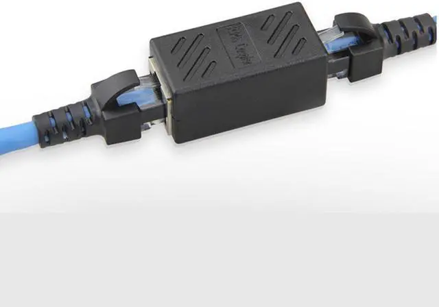 Alt view image 5 of 7 - JacobsParts RJ45 Coupler 5 Pack in Line Coupler Cat7 Cat6 Cat5e Ethernet Cable Extender Adapter Female to Female