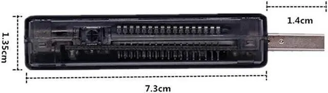 Alt view image 4 of 4 - JacobsParts USB Power Meter Voltage Current Capacity Tester 5-20V 3A Test Chargers and Cables