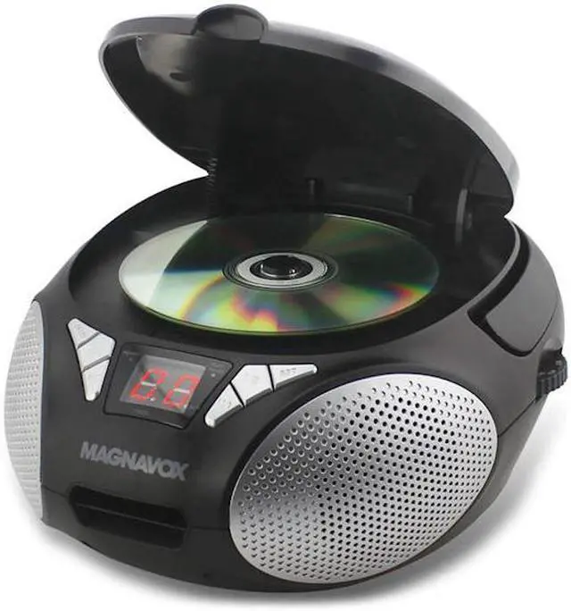 Alt view image 16 of 18 - Magnavox CD Boombox with AM/FM Stereo Radio in Black (MD6924)