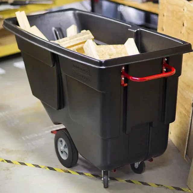 Alt view image 3 of 4 - Rubbermaid Commercial 850lb Capacity Utility Tilt Truck