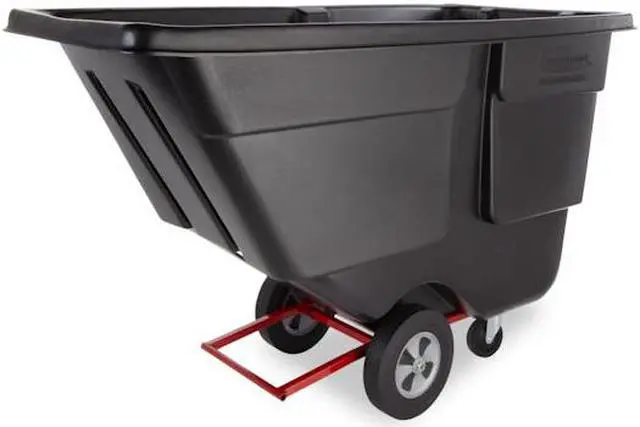 Alt view image 2 of 4 - Rubbermaid Commercial 850lb Capacity Utility Tilt Truck