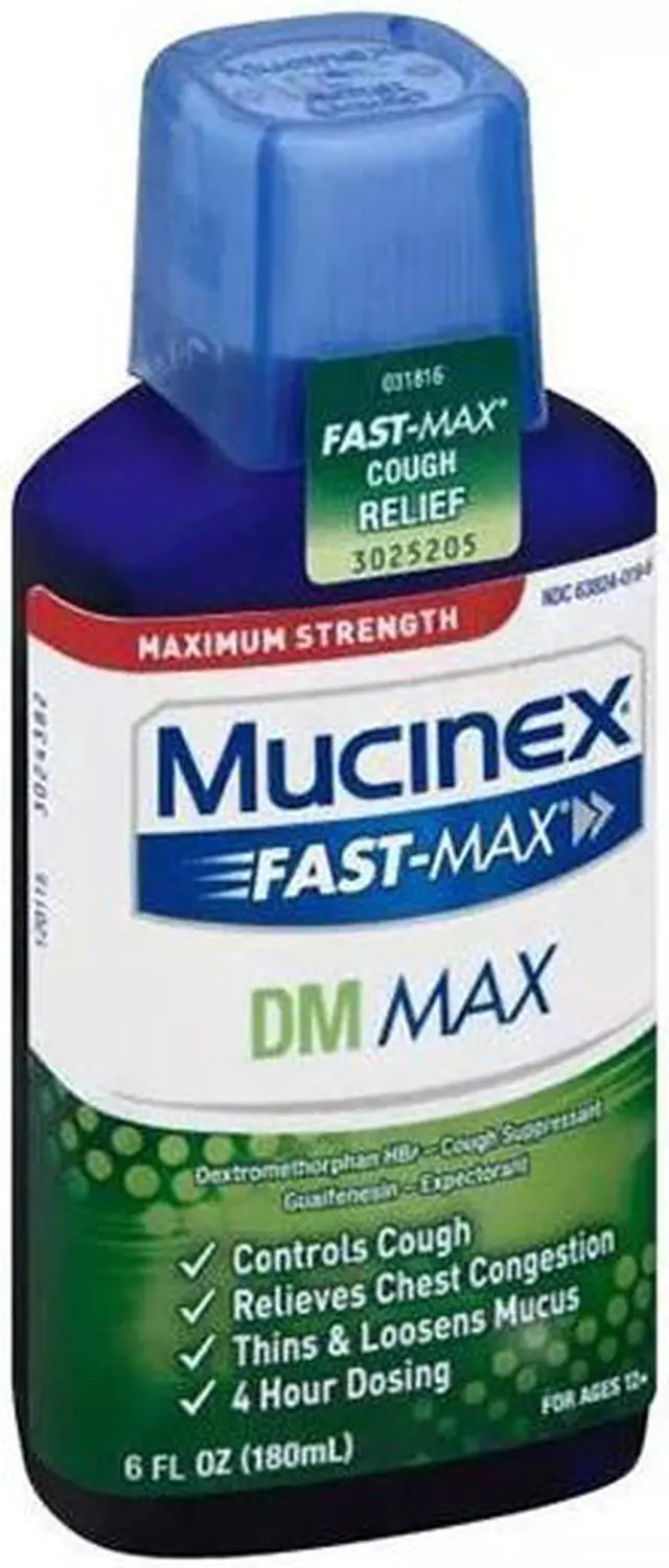 Alt view image 6 of 7 - Mucinex DM Fast Max Liquid - 6 oz