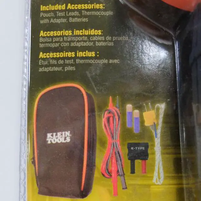 Alt view image 3 of 19 - Klein Tools Digital Clamp Meter - AC/DC Auto-Ranging - 600A