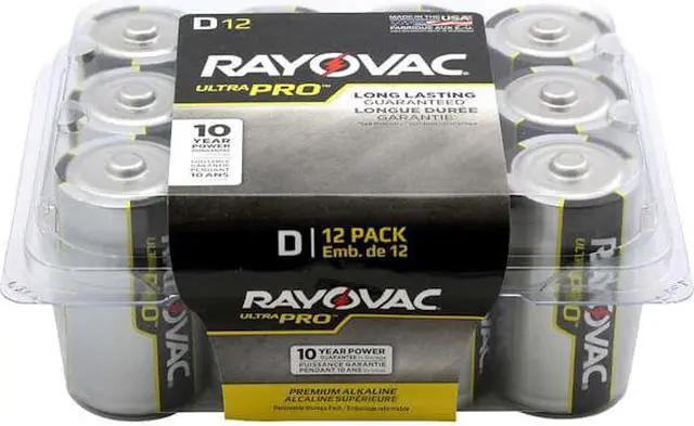 Alt view image 2 of 9 - Ray-O-Vac 12Pk D Pro Battery ALD-12PPJ Unit: PKG