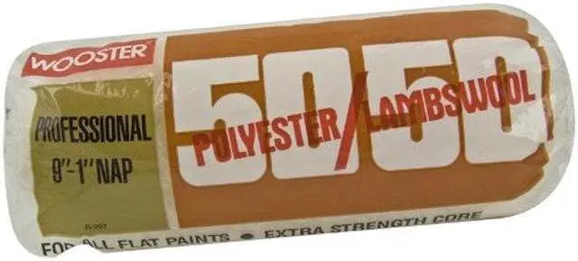 Alt view image 4 of 5 - WOOSTER R297-9 9" Paint Roller Cover, 1" Nap, Knit Lambswool/Polyester