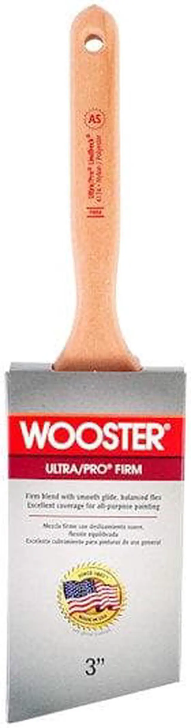 Alt view image 4 of 11 - Wooster Ultra/Pro Firm 3 In. Lindbeck Angle Sash Paint Brush 4174-3