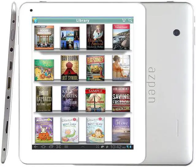 Alt view image 5 of 9 - Azpen 8" Series A820 8.0" Tablet PC - Tablets