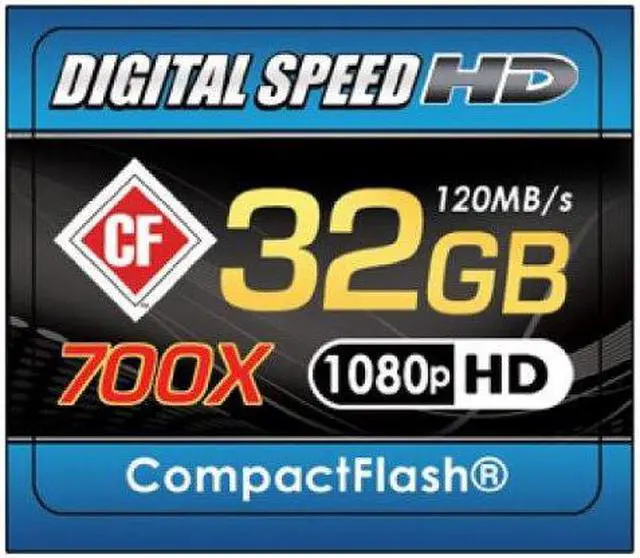Main image of Digital Speed 32GB 700X Professional High Speed 120MB/s Error Free (CF) Memor...