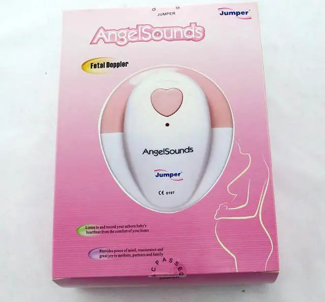 Alt view image 5 of 7 - Angelsounds Baby Heart Sound Monitor Fetal Doppler FDA CE Battery Gel-Green 3MHz - Pink