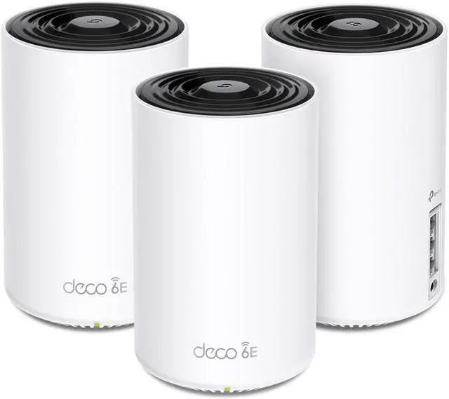 Alt view image 2 of 2 - TP-Link Deco XE75(3-pack) AXE5400 Tri-Band Mesh Wi-Fi 6E System White
