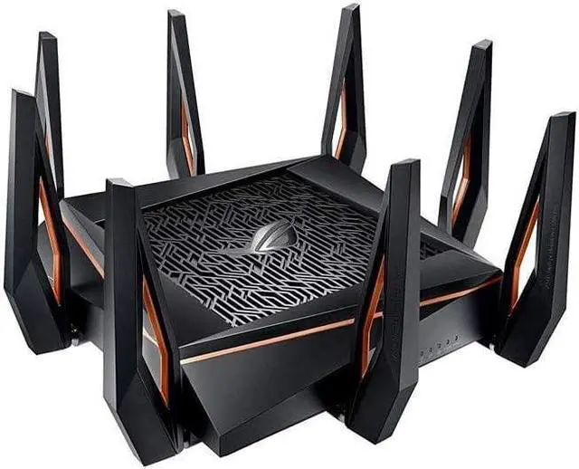 Main image of ASUS ROG Rapture GT-AX11000 AX11000 Tri-band 10 Gigabit WiFi Router, AiProtection Lifetime Security by Trend Micro, AiMesh compatible for Mesh Wi-Fi System, Next-Gen Wi-Fi 6, Wireless 802.11Ax