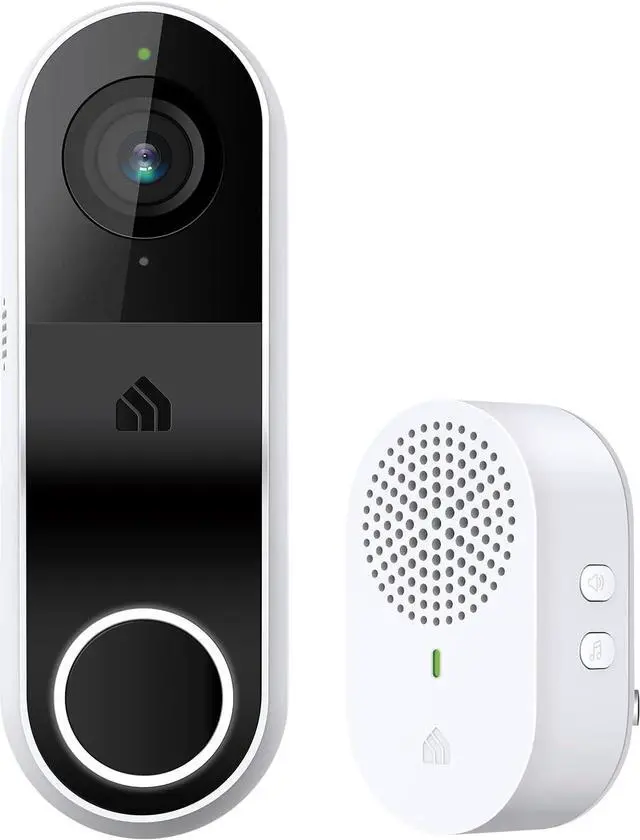Main image of Kasa Smart Video Doorbell Camera Wired with Chime, 3MP 2K Resolution, Person Detection, 2-Way Audio, Real-Time Notification, Cloud & SD Card Storage, Alexa & Google Assistant Compatible (KD110)