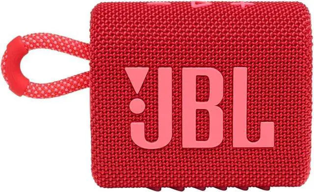 Main image of JBL Go 3: Portable Speaker with Bluetooth, Built-in Battery, Waterproof and Dustproof Feature - Red