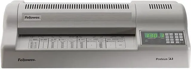 Main image of Fellowes Laminator Proteus 125 Laminating Machine, White