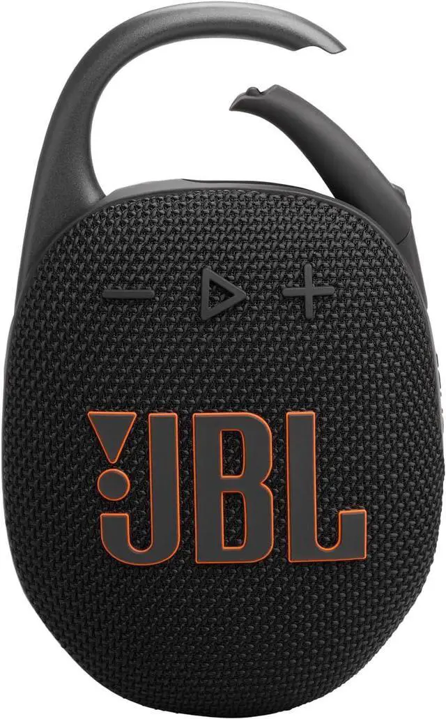 Main image of JBL Clip 5 Ultra-Porta Waterproof & Dustproof Bluetooth Speaker, Big Pro Sound with Punchy bass, Integrated Carabiner, Up to 12 Hours of Play, (Black)