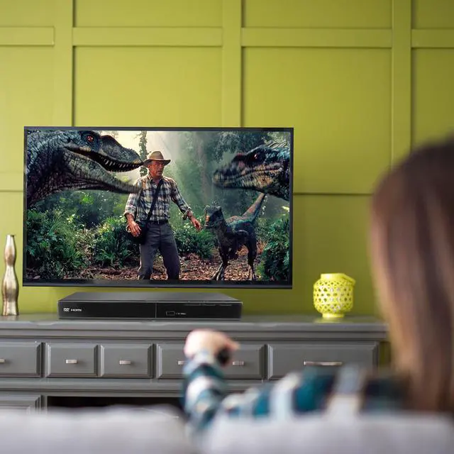 Alt view image 4 of 6 - Panasonic DVD Player DVD-S700 + Remote Control + High Speed 6 Foot 4K HDMI Cable + Ultra USB Flash Drive 64GB and Quality Photo Microfiber Cloth