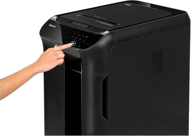 Alt view image 3 of 5 - Fellowes AutoMax 600M 2-in-1 Heavy Duty Auto Feed Commercial Paper Shredder with Micro-Cut