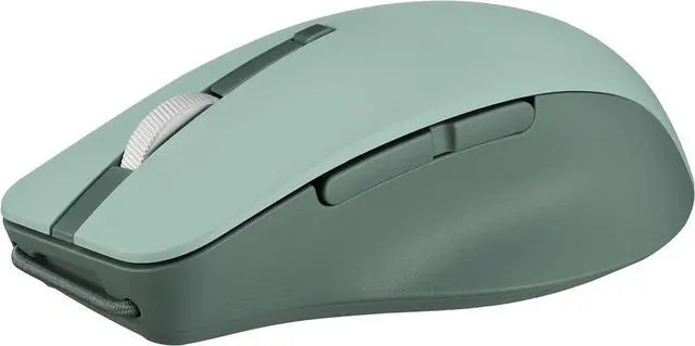 Alt view image 2 of 5 - ASUS Wireless SmartO Mouse Silent Plus Dual Mode (BT/2.4GHz), up to 3 Devices, Ergonomic, 4200 DPI, AA Battery Lasts up to 1 Year, Quiet Switches, Portable, for Productivity/Gaming - Green Tea Latte
