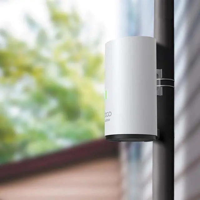 Alt view image 7 of 7 - TP-Link Deco Outdoor Mesh Wi-Fi (Deco X50-Outdoor), AX3000 Dual Band WiFi 6 Mesh, 2 Gigabit PoE Ports, Weatherproof, 1-Pack (Refurbished)