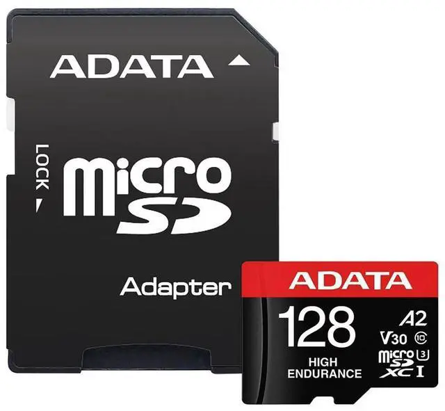 Main image of ADATA HIGH Endurance 128GB MICROSDXC, SPEICHERKARTE Class 10, UHS-I U3, V30, A2