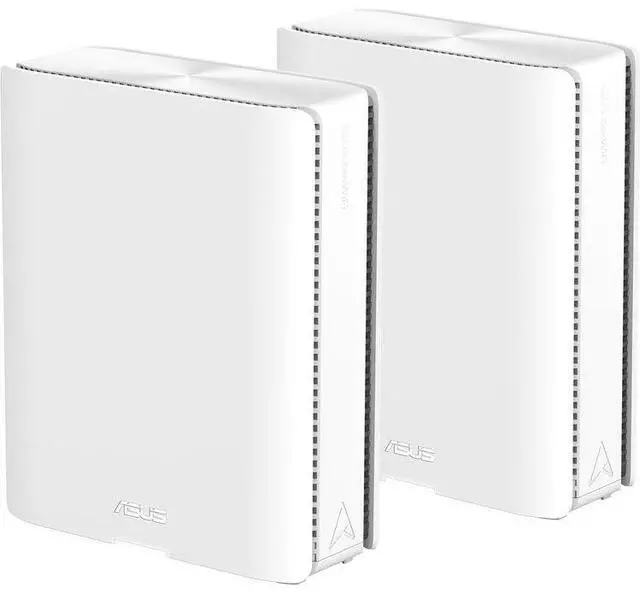 Main image of ASUS ZenWiFi BQ16 Pro Quad-Band WiFi 7 Mesh Router (2 Pack), up to 8000 sqft, 2X 10G Ports Each, Smart Home Master with Multi-SSID, VPN & Parental Controls, Subscription-Free Security, AiMesh