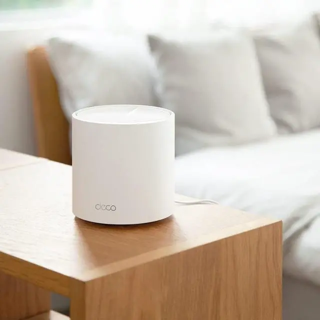 Alt view image 3 of 5 - TP-Link AX2700 W-Fi 6 Dual-Band AI-Driven Home Mesh Router System, Replaces Individual Routers and Extenders, Connects over 150 Devices, Indoor Coverage up to 6,300 Sq. ft., - Deco W8100 (3-Pack)