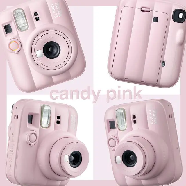 Alt view image 4 of 7 - Fujifilm Instax Mini 13 Instant Camera 60 Photo Prints, Photo Album, Case & Quality Photo Microfiber Cloth- Candy Pink