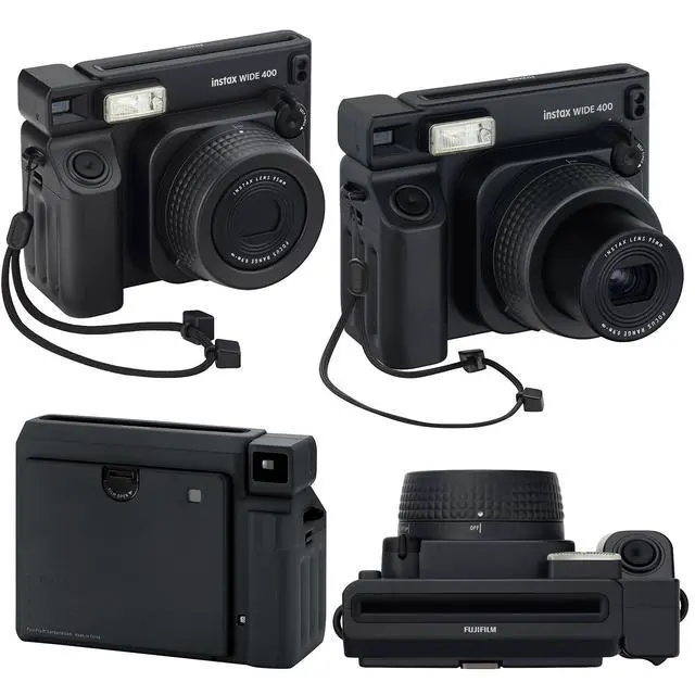 Alt view image 6 of 7 - Fujifilm Instax Wide 400 Instant Camera + Instax Wide Film + Camera Case + 4 AA Batteries + Photo Album + Accessories (40 Sheet)