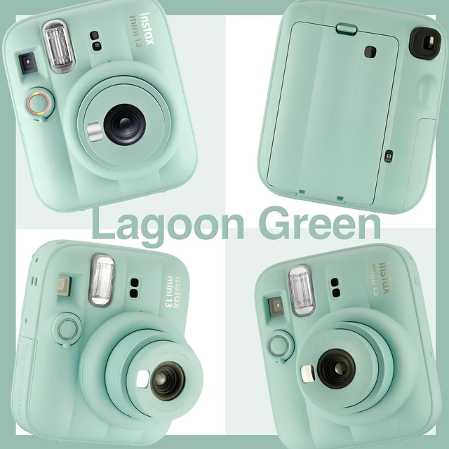 Alt view image 2 of 7 - Fujifilm Instax Mini 13 Instant Camera 60 Photo Prints, Photo Album, Case & Quality Photo Microfiber Cloth- Lagoon Green