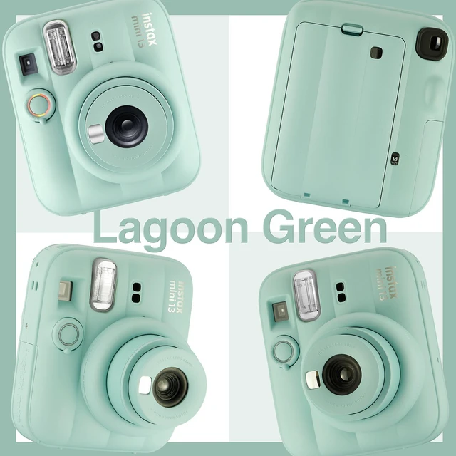 Alt view image 4 of 6 - Fujifilm Instax Mini 13 Instant Camera 40 Photo Prints, Photo Album, Case & Quality Photo Microfiber Cloth- Lagoon Green
