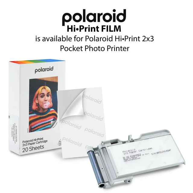 Alt view image 6 of 7 - Polaroid Hi-Print Paper - 2x3 Photo Paper Cartridge - 40 Photos + Quality Photo Microfiber cloth
