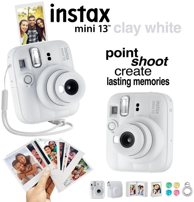 Alt view image 6 of 7 - Fujifilm Mini 13 Camera & Accessory Bundle (Clay White)