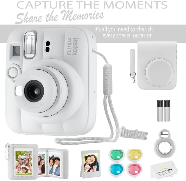 Alt view image 7 of 7 - Fujifilm Mini 13 Camera & Accessory Bundle (Clay White)