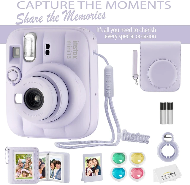 Alt view image 7 of 7 - Fujifilm Mini 13 Camera & Accessory Bundle (Dreamy Purple)