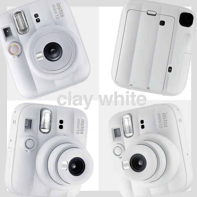Alt view image 4 of 7 - Fujifilm Instax Mini 13 Instant Camera 60 Photo Prints, Photo Album, Case & Quality Photo Microfiber Cloth- Clay White