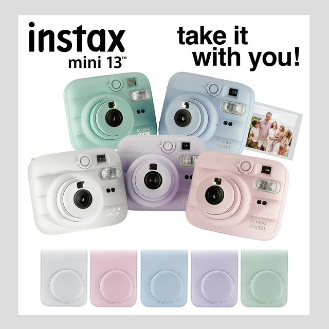 Alt view image 5 of 6 - Fujifilm Instax Mini 13 Instant Camera, 40Photo Prints, Photo Album, Case & Quality Photo Microfiber Cloth- Clay White