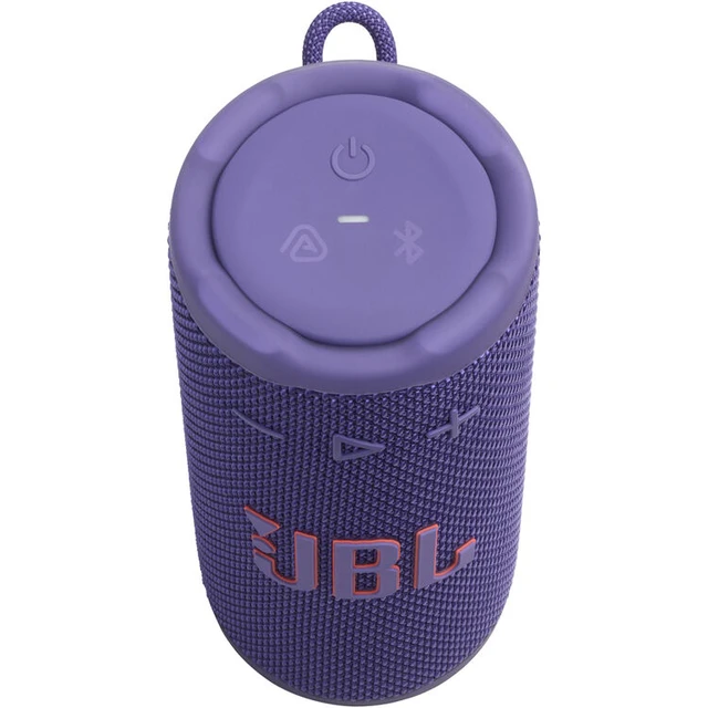 Alt view image 5 of 6 - JBL Grip Compact Bluetooth Speaker with Bold JBL Pro Sound and Ambient Light, Water, Dust and Drop-Proof (IP68) (Purple)