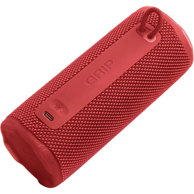 Alt view image 3 of 6 - JBL Grip Red Portable Bluetooth Speaker with Ambient Light