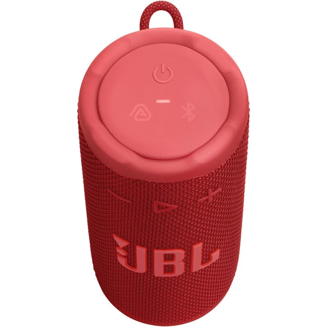 Alt view image 5 of 6 - JBL Grip Red Portable Bluetooth Speaker with Ambient Light
