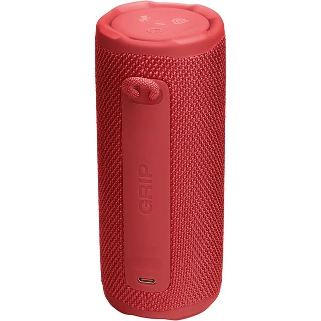 Alt view image 2 of 6 - JBL Grip Red Portable Bluetooth Speaker with Ambient Light